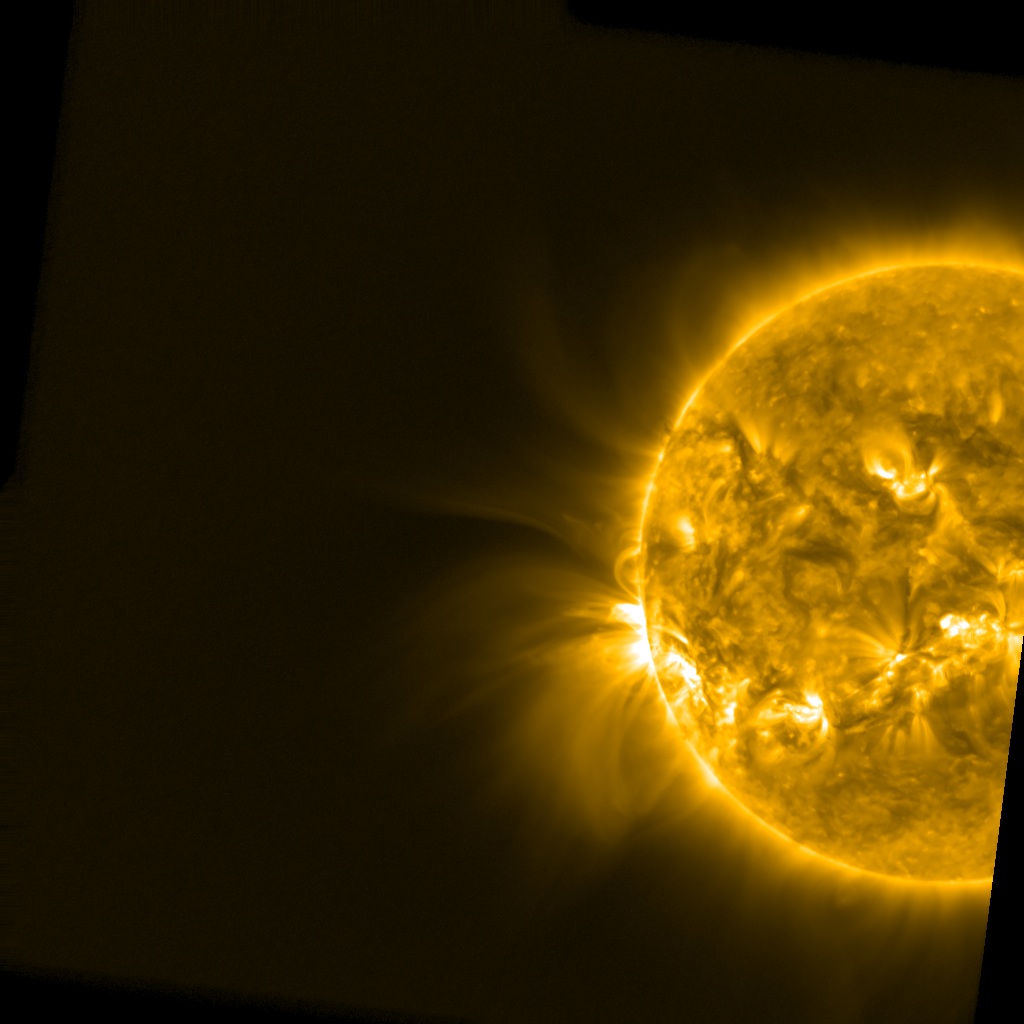 Aufnahme der Sonne von der Sonde Proba2 am 28.11.2013